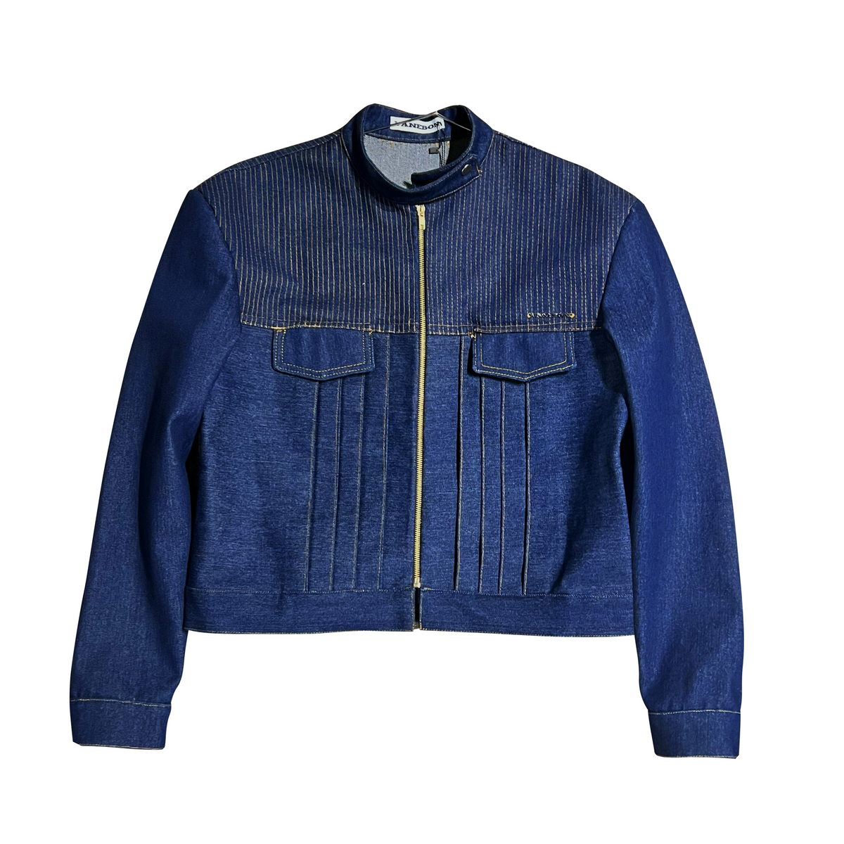 LINEAR DENIM JACKET